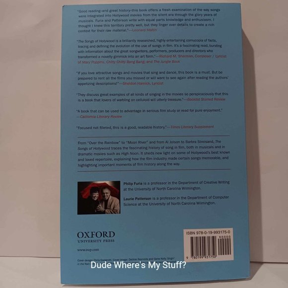 THE SONGS OF HOLLYWOOD BY PHILLIP FURIA & LAURIE PATTERSON 1ST EDITION PAPERBACK - Picture 4 of 4